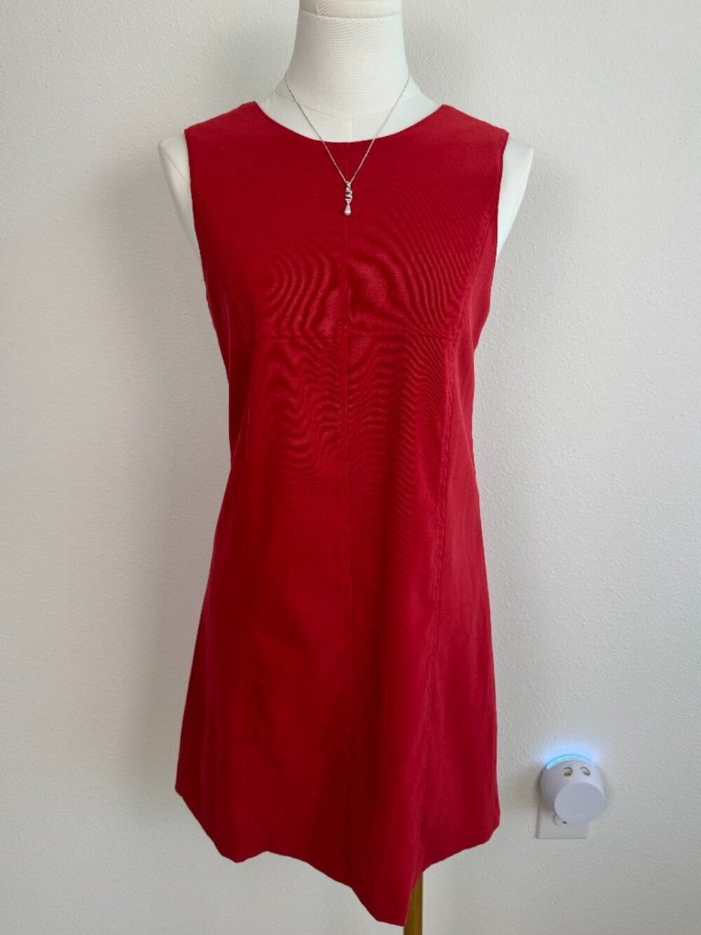 Talbots Kids Red Stretch Sleeveless Dress Girls